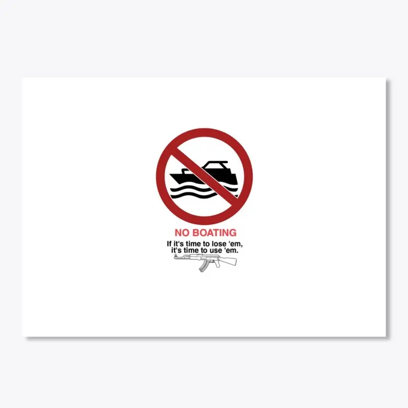 No Boating